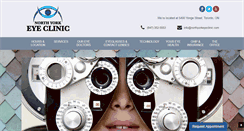 Desktop Screenshot of northyorkeyeclinic.com